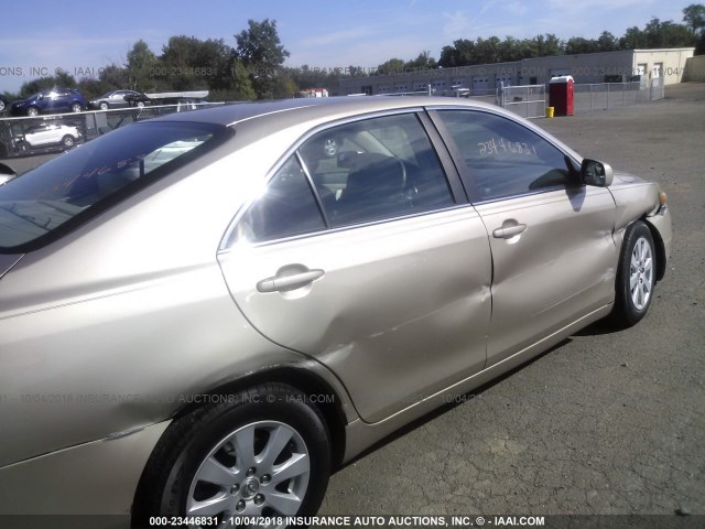 4T1BE46K59U288593 - 2009 TOYOTA CAMRY SE/LE/XLE 金色 照片 6
