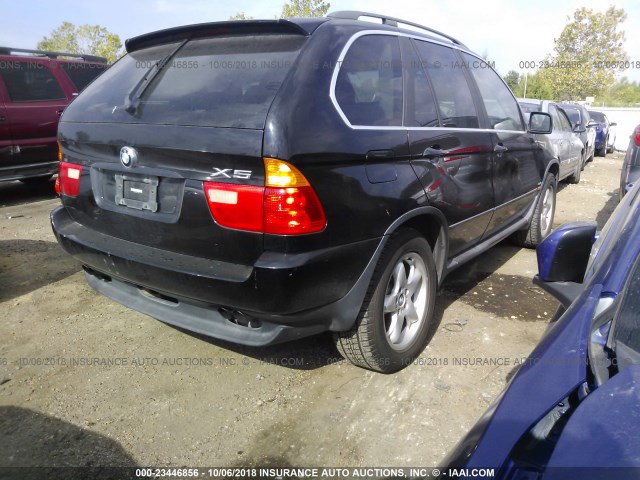 WBAFB33501LH15132 - 2001 BMW X5 4.4I BLACK photo 4