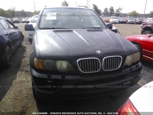 WBAFB33501LH15132 - 2001 BMW X5 4.4I BLACK photo 6