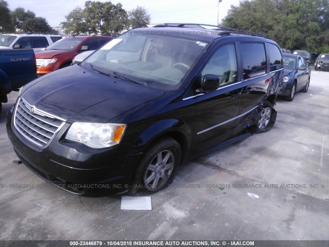 2A4RR5D11AR152531 - 2010 CHRYSLER TOWN & COUNTRY TOURING BLACK photo 2