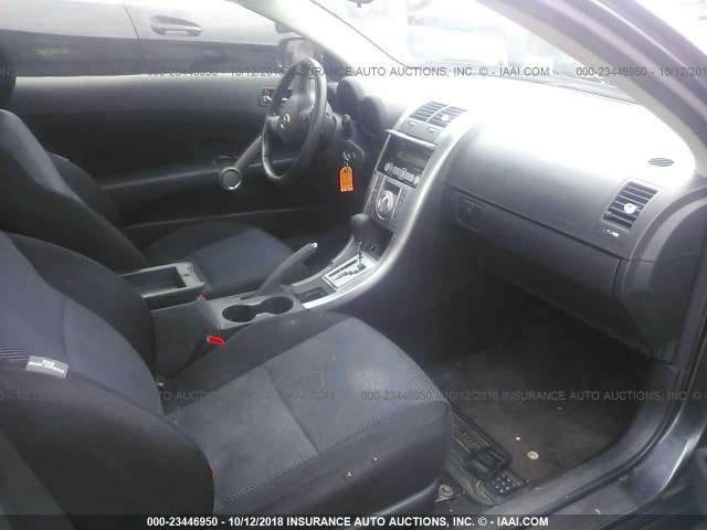 JTKDE167X80236947 - 2008 TOYOTA SCION TC 灰色 照片 5