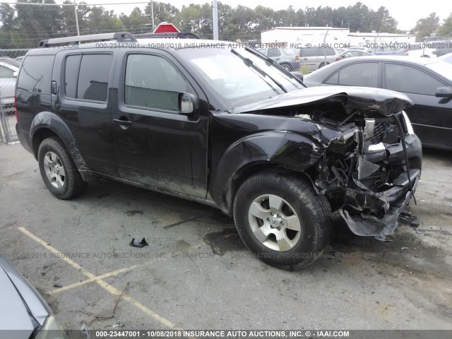 5N1AR18B09C617511 - 2009 NISSAN PATHFINDER S/LE/SE BLACK photo 1