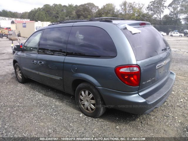 2C8GP54L75R465768 - 2005 CHRYSLER TOWN & COUNTRY TOURING Light Blue photo 3