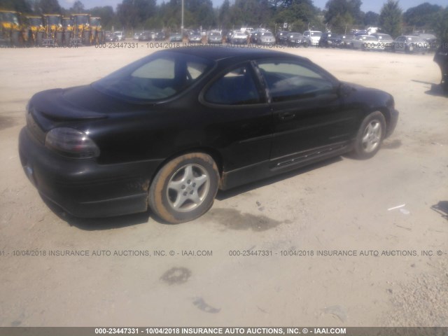 1G2WP12K1WF210434 - 1998 PONTIAC GRAND PRIX GT BLACK photo 4