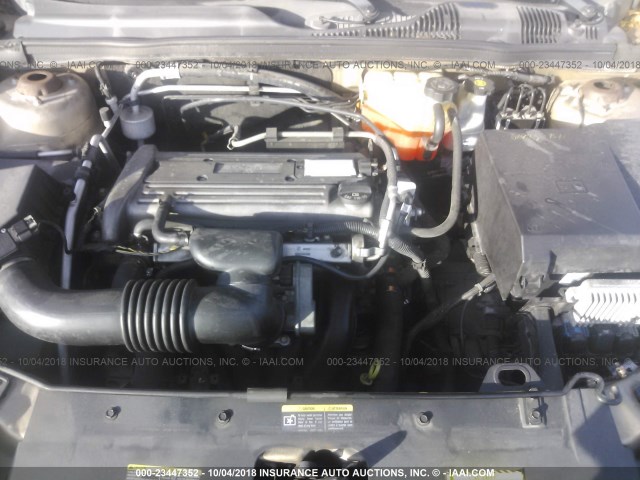 1G1ZS51F06F194738 - 2006 CHEVROLET MALIBU LS ოქროსფერი ფოტო 10