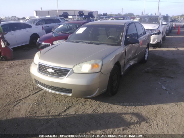 1G1ZS51F06F194738 - 2006 CHEVROLET MALIBU LS ოქროსფერი ფოტო 2