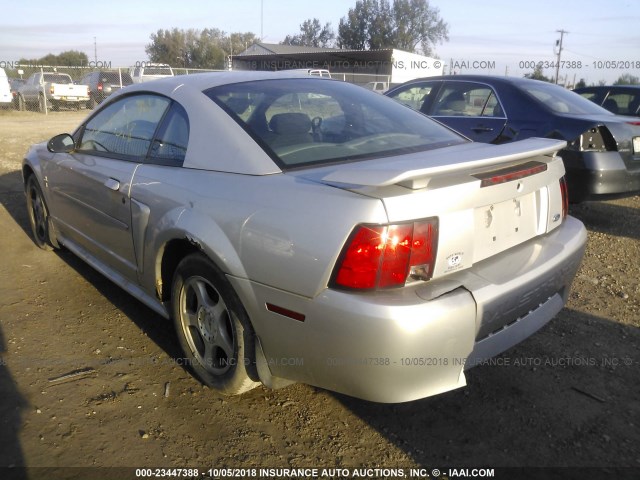 1FAFP40433F390695 - 2003 FORD MUSTANG SILVER photo 3