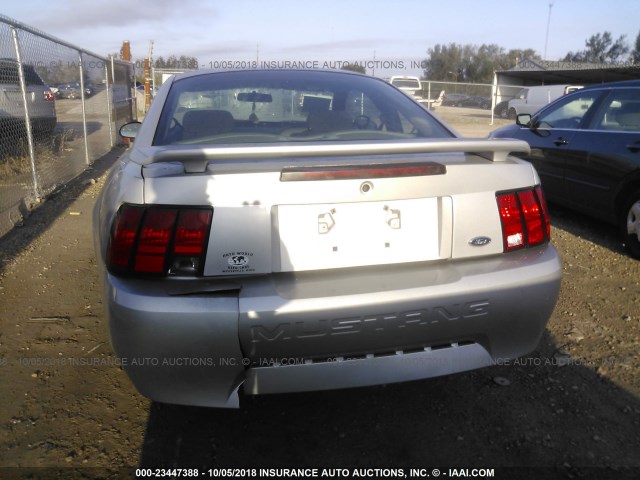 1FAFP40433F390695 - 2003 FORD MUSTANG SILVER photo 6