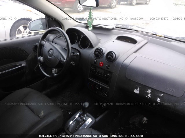 KL1TD56626B675766 - 2006 CHEVROLET AVEO LS WHITE photo 5