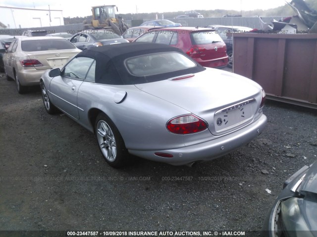 SAJDA42C51NA18418 - 2001 JAGUAR XK8 SILVER photo 3