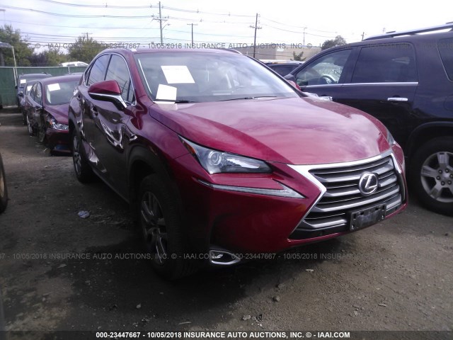 JTJBARBZ8G2049061 - 2016 LEXUS NX 200T/BASE/F SPORT RED photo 1