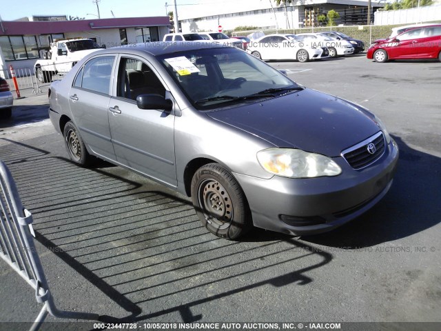 1NXBR32EX8Z943540 - 2008 TOYOTA COROLLA CE/LE/S GRAY photo 1