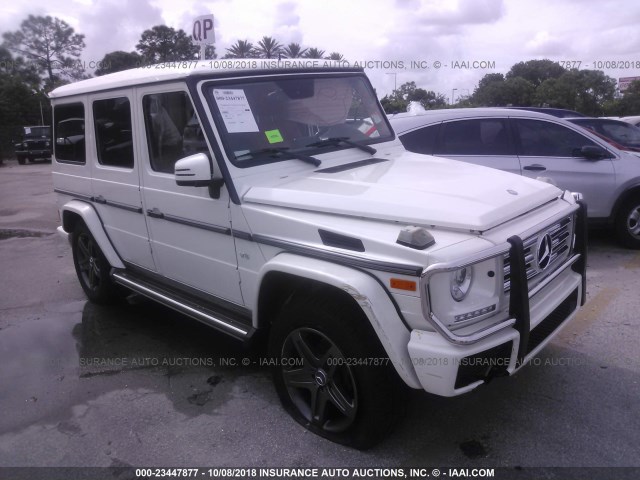 WDCYC3KF0GX249830 - 2016 MERCEDES-BENZ G 550 WHITE photo 1