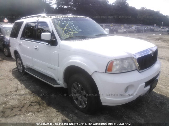 5LMFU28R14LJ05138 - 2004 LINCOLN NAVIGATOR Biały zdjęcie 1