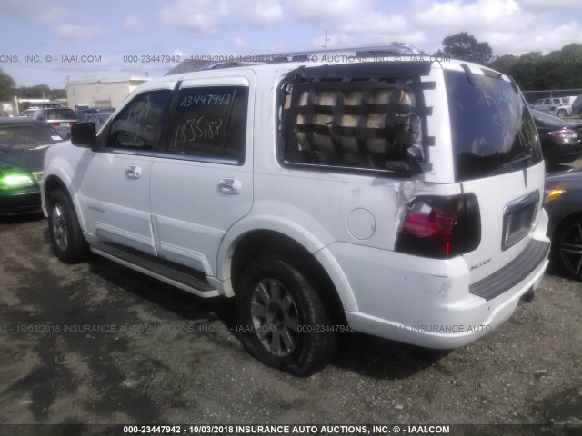 5LMFU28R14LJ05138 - 2004 LINCOLN NAVIGATOR Biały zdjęcie 3