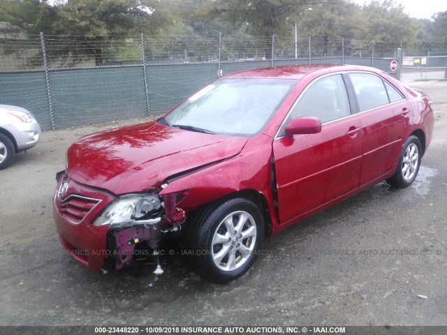 JTNBK3EK2A3047248 - 2010 TOYOTA CAMRY SE/LE/XLE წითელი ფოტო 2