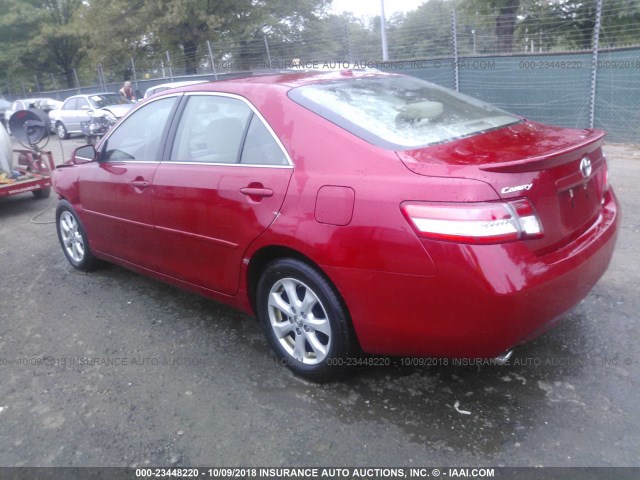 JTNBK3EK2A3047248 - 2010 TOYOTA CAMRY SE/LE/XLE წითელი ფოტო 3
