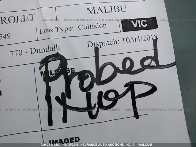 1G11C5SAXDF346549 - 2013 CHEVROLET MALIBU 1LT SILVER photo 7