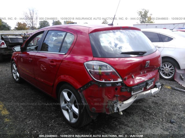 W08AT671X85043264 - 2008 SATURN ASTRA XR RED photo 3