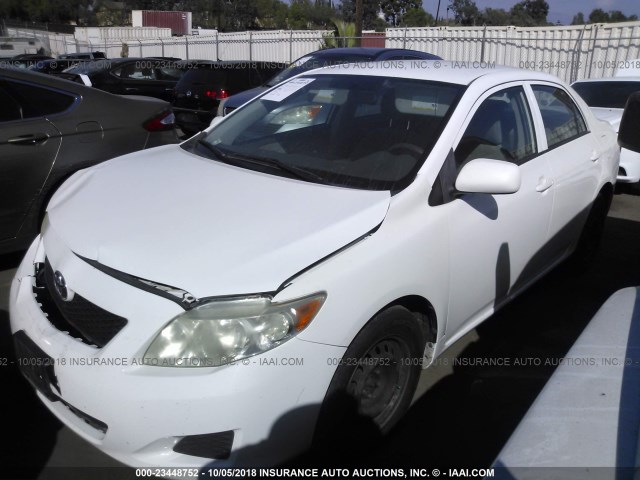 JTDBL40E899084869 - 2009 TOYOTA COROLLA LE/XLE WHITE photo 2