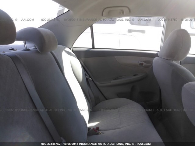 JTDBL40E899084869 - 2009 TOYOTA COROLLA LE/XLE WHITE photo 8