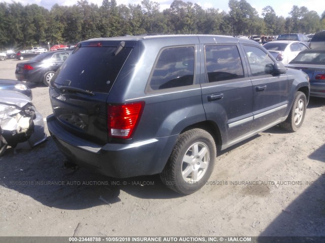 1J8GS48KX8C109767 - 2008 JEEP GRAND CHEROKEE LAREDO BLUE photo 4