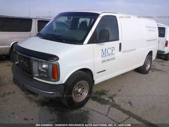 1GTHG35RXX1039674 - 1999 GMC SAVANA G3500 WHITE photo 2