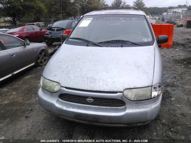 4N2XN11T7YD834962 - 2000 NISSAN QUEST SE/GLE/GXE SILVER photo 6