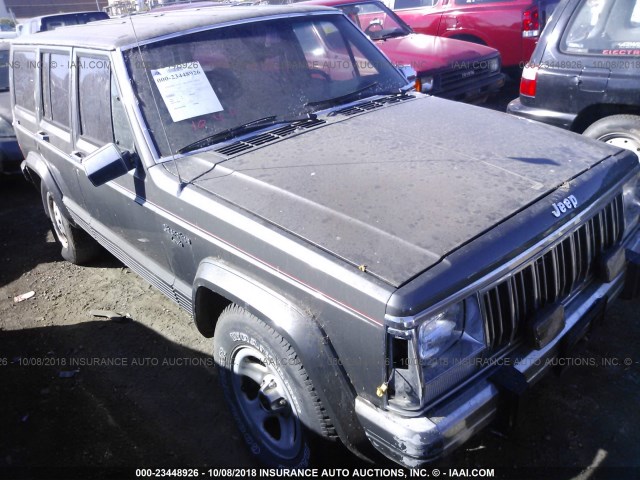 1J4FJ58L4KL424120 - 1989 JEEP CHEROKEE LAREDO BLACK photo 1