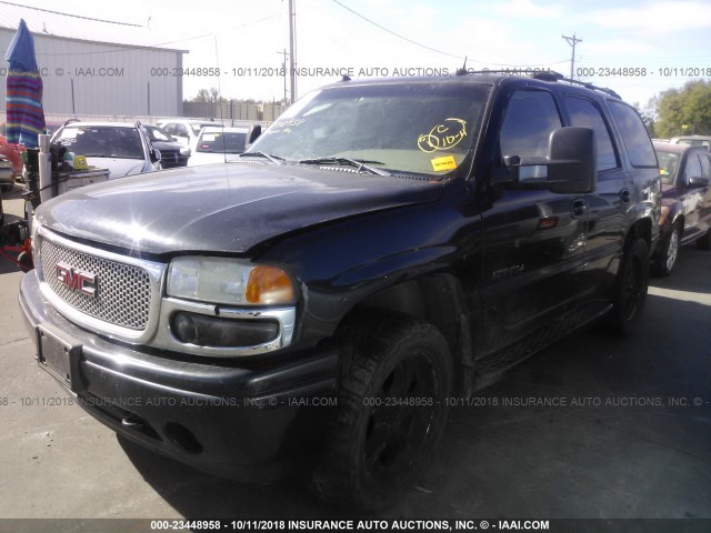 1GKEK63U14J292313 - 2004 GMC YUKON DENALI BLACK photo 2