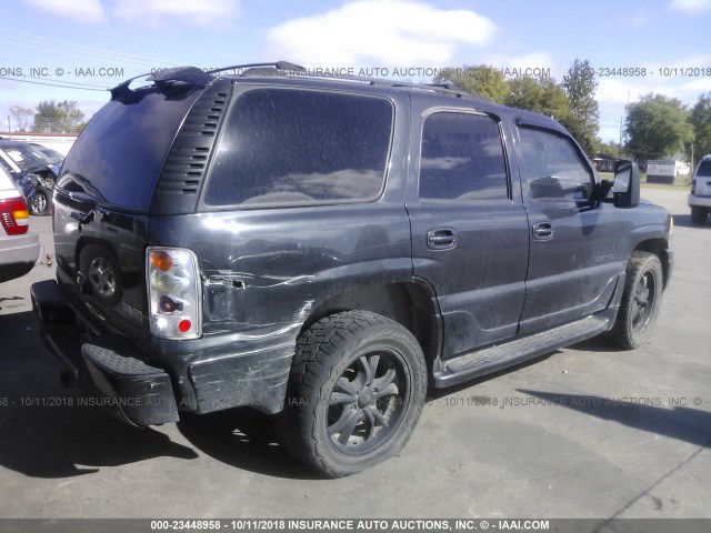 1GKEK63U14J292313 - 2004 GMC YUKON DENALI BLACK photo 4