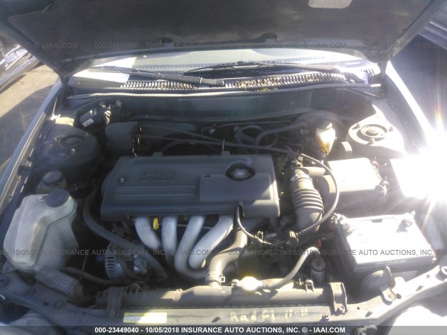 1NXBR12E6YZ308318 - 2000 TOYOTA COROLLA VE/CE/LE 绿色 照片 10