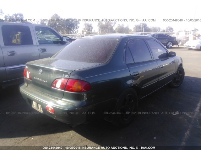 1NXBR12E6YZ308318 - 2000 TOYOTA COROLLA VE/CE/LE 绿色 照片 4