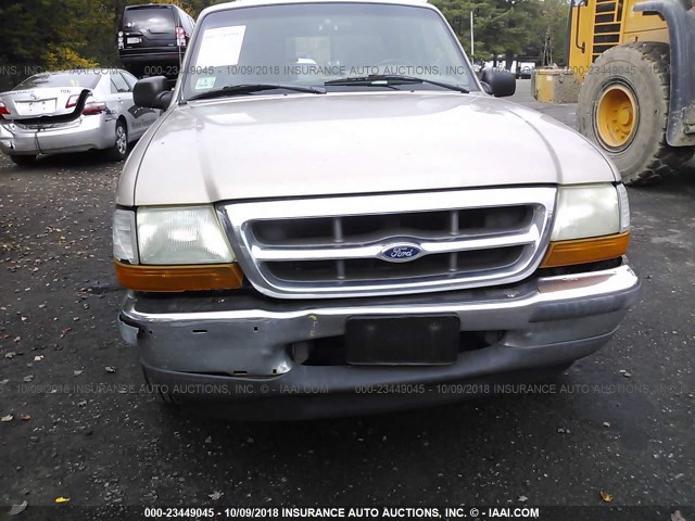 1FTYR14U1WTA63000 - 1998 FORD RANGER SUPER CAB TAN photo 6