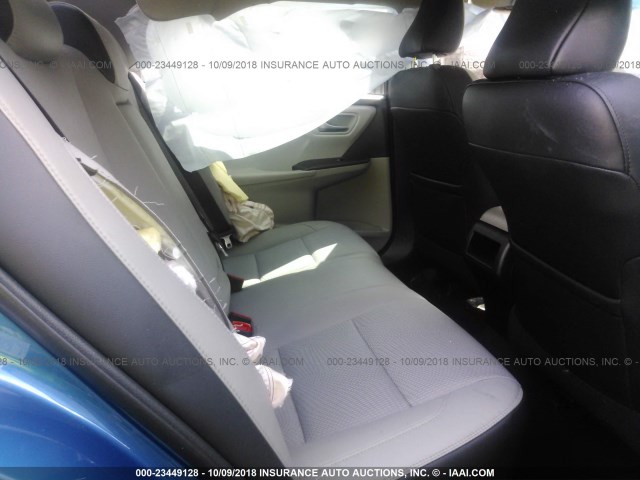 4T1BF1FK1HU753932 - 2017 TOYOTA CAMRY LE/XLE/SE/XSE BLUE photo 8