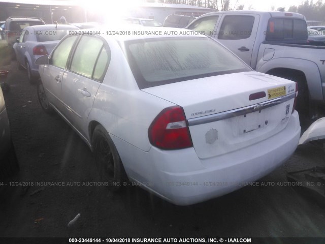 1G1ZT58N78F130502 - 2008 CHEVROLET MALIBU LT/CLASSIC WHITE photo 3