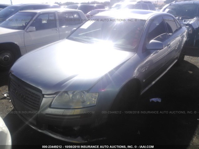 WAULL44EX6N019441 - 2006 AUDI A8 4.2 QUATTRO SILVER photo 6