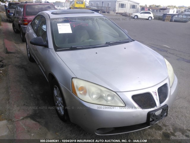 1G2ZG548X54147513 - 2005 PONTIAC G6 SILVER photo 1