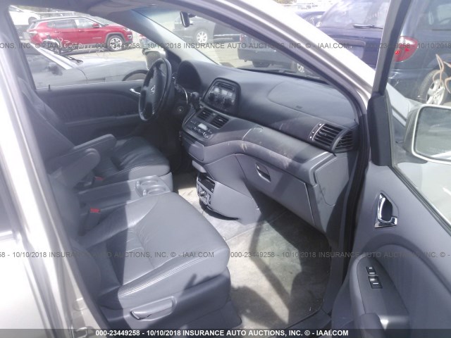 5FNRL38747B428425 - 2007 HONDA ODYSSEY EXL SILVER photo 5