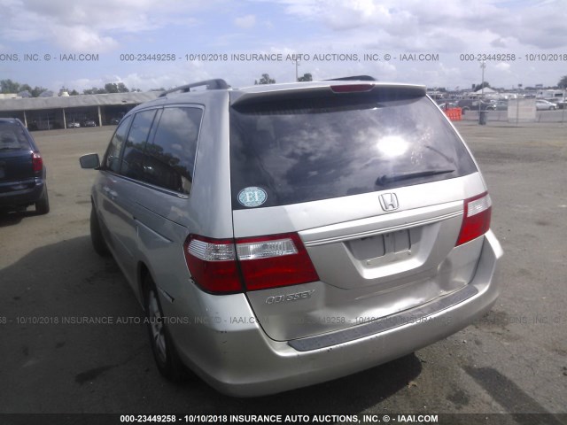 5FNRL38747B428425 - 2007 HONDA ODYSSEY EXL SILVER photo 6