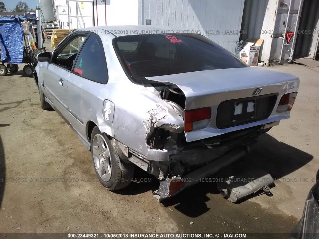 1HGEJ7124VL007133 - 1997 HONDA CIVIC HX SILVER photo 6