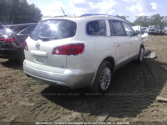 5GAKRBED8BJ337827 - 2011 BUICK ENCLAVE CXL 白色 照片 4