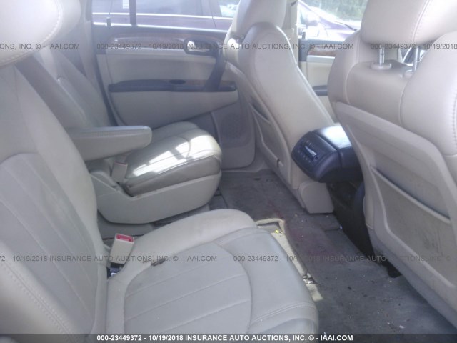5GAKRBED8BJ337827 - 2011 BUICK ENCLAVE CXL 白色 照片 8