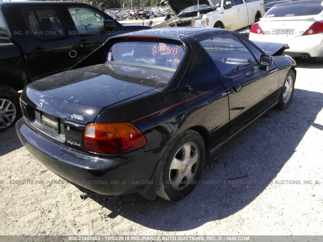 JHMEG2170RS000962 - 1994 HONDA CIVIC DEL SOL BLACK photo 4