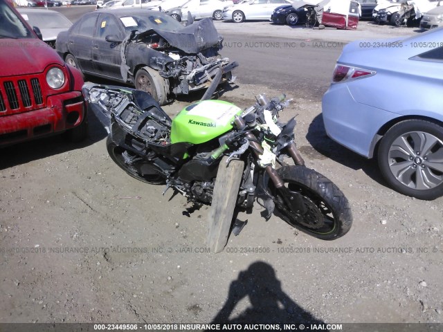 JKAZXCE158A005345 - 2008 KAWASAKI ZX1000 E GREEN photo 1