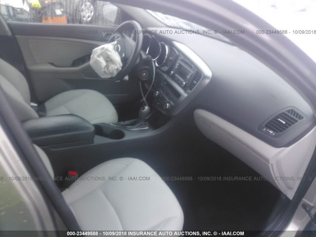 5XXGM4A78DG219220 - 2013 KIA OPTIMA LX GRAY photo 5