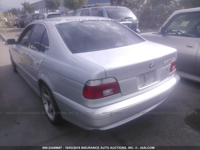 WBADT43401GX21486 - 2001 BMW 525 I AUTOMATIC SILVER photo 3