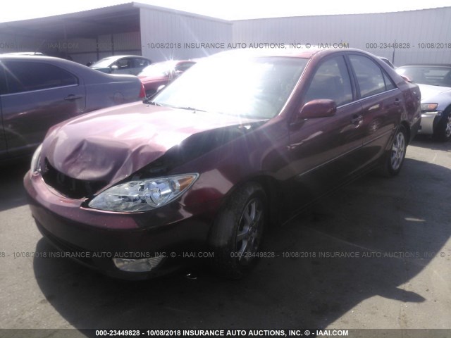 4T1BE30K65U399635 - 2005 TOYOTA CAMRY LE/XLE/SE MAROON photo 2