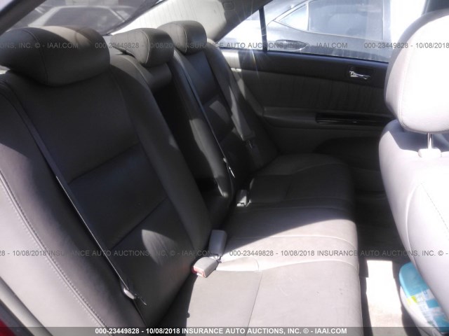 4T1BE30K65U399635 - 2005 TOYOTA CAMRY LE/XLE/SE MAROON photo 8