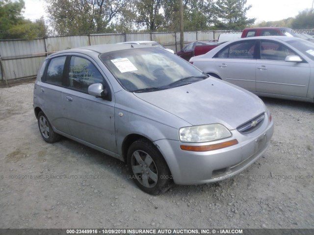 KL1TD66698B189142 - 2008 CHEVROLET AVEO LS SILVER photo 1